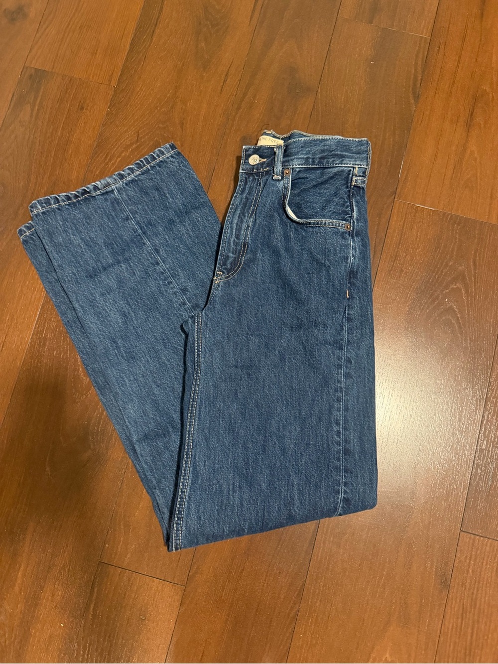 We the free people 24 high rise wide leg denim jeans bottoms